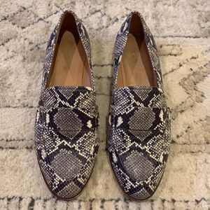 Madewell Snakeskin Loafers